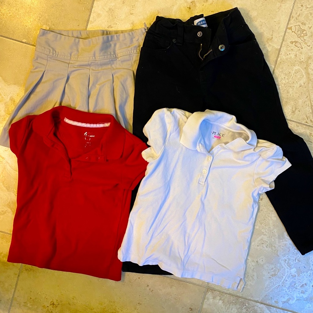 Mix of items for Primrose uniforms
